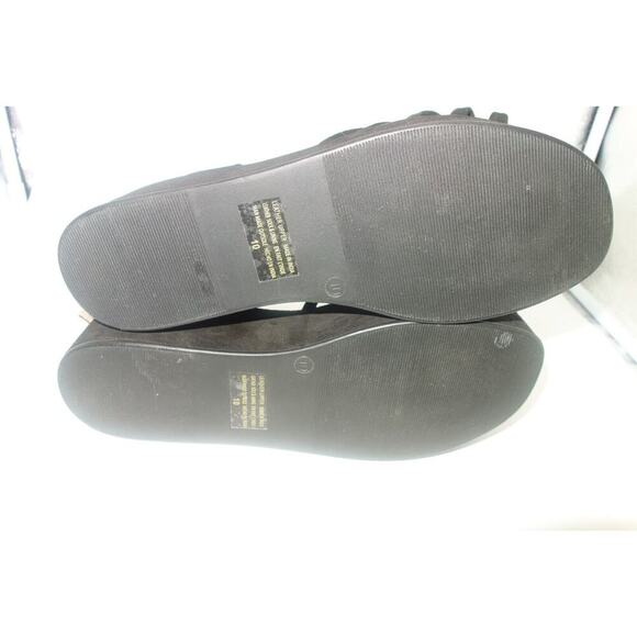 NEW Seychelles Touching Platform Wedge Sandals Women's 10 Strappy Black Suede - Picture 7 of 8